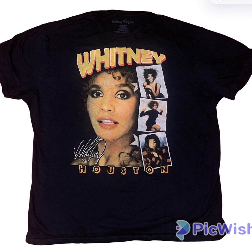 Vintage Whitney Houston Graphic T shirt
